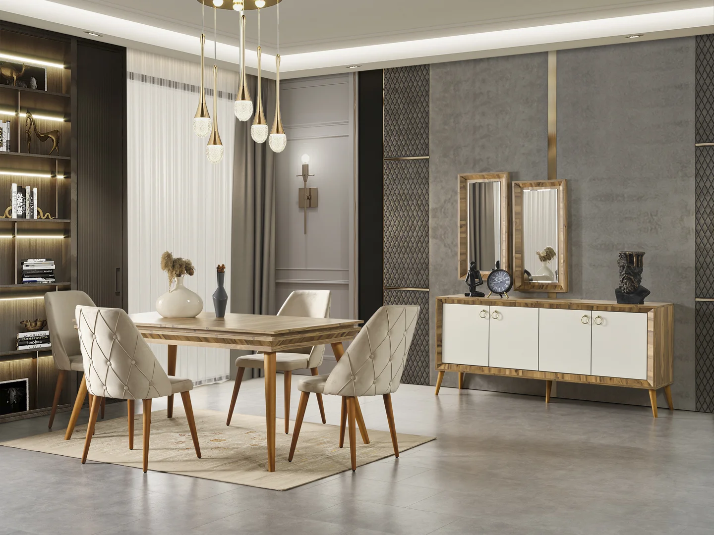 Anadolu 710 Yemek Takımı - Yemek Odası - 2K Koltuk